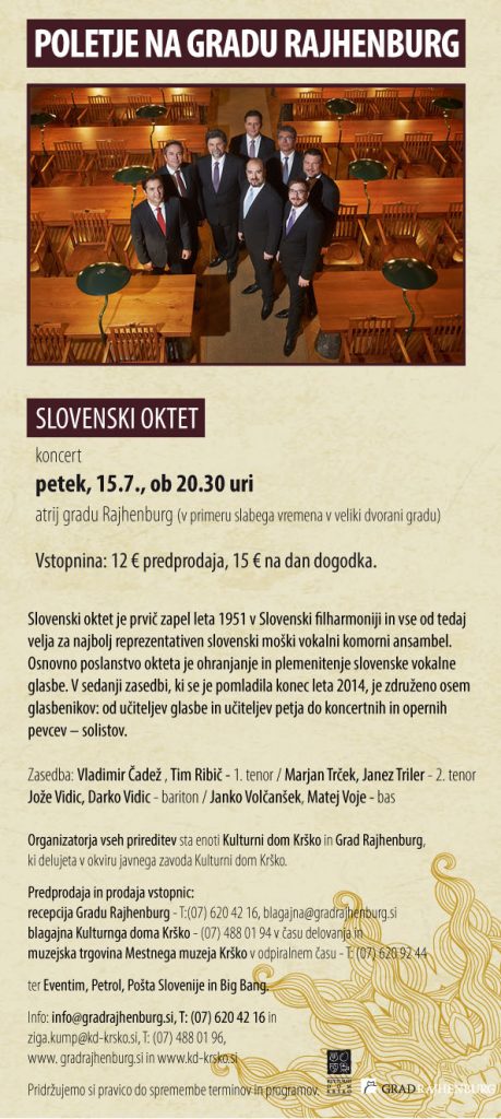 Koncert Slovenskega okteta